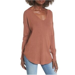 • Dreamers by Debut • Laced Up V-Back Sweater